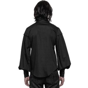 PUNK RAVE Chemise ‘Viserion’ Noire boutique en france 21
