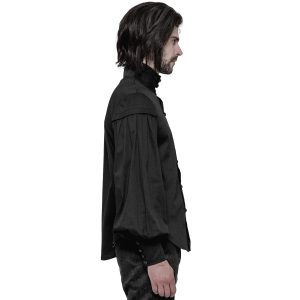PUNK RAVE Chemise ‘Viserion’ Noire boutique en france 23