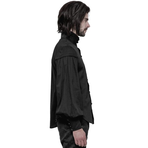 PUNK RAVE Chemise ‘Viserion’ Noire boutique en france 5