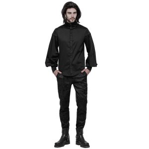 PUNK RAVE Chemise ‘Viserion’ Noire boutique en france 27