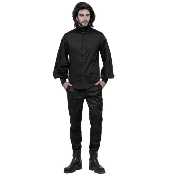 PUNK RAVE Chemise ‘Viserion’ Noire boutique en france 7