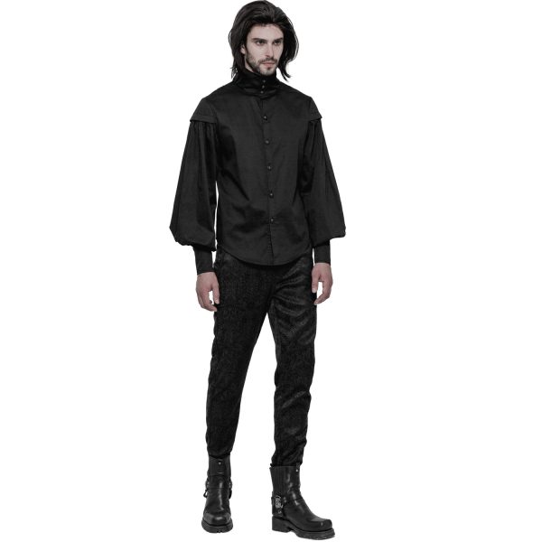 PUNK RAVE Chemise ‘Viserion’ Noire boutique en france 9