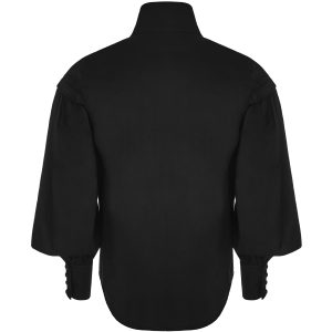 PUNK RAVE Chemise ‘Viserion’ Noire boutique en france 35