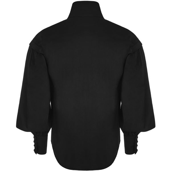 PUNK RAVE Chemise ‘Viserion’ Noire boutique en france 11