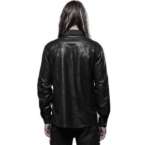 achat PUNK RAVE Chemise ‘Wolfram’ Noire 25
