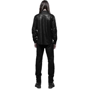 achat PUNK RAVE Chemise ‘Wolfram’ Noire 37