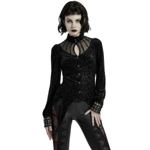 vente à bas prix PUNK RAVE Chemisier ‘Hecate’ Noir 24