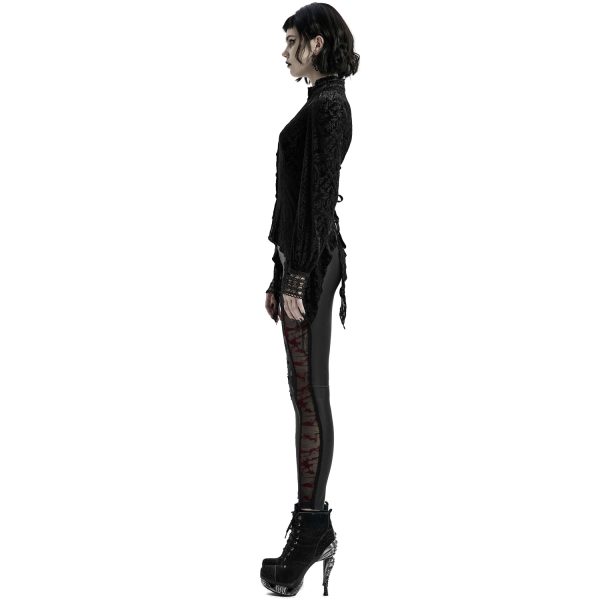 vente à bas prix PUNK RAVE Chemisier ‘Hecate’ Noir 12