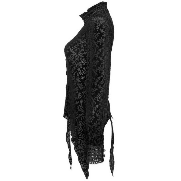 vente à bas prix PUNK RAVE Chemisier ‘Hecate’ Noir 17