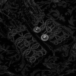 vente à bas prix PUNK RAVE Chemisier ‘Hecate’ Noir 56