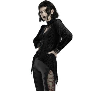 vente à bas prix PUNK RAVE Chemisier ‘Hecate’ Noir 30