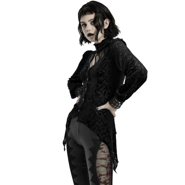 vente à bas prix PUNK RAVE Chemisier ‘Hecate’ Noir 6