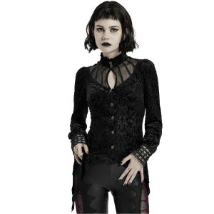 vente à bas prix PUNK RAVE Chemisier ‘Hecate’ Noir 32