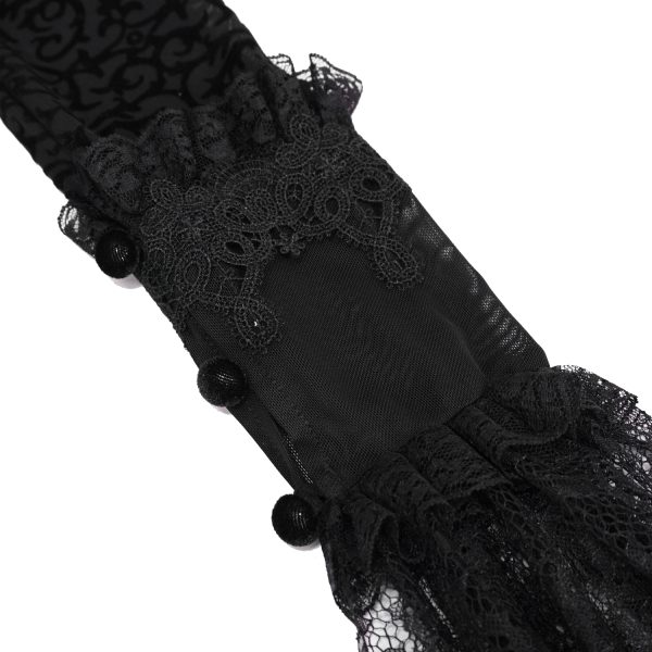 DEVIL FASHION Chemisier ‘Lavinia’ Noir marque pas cher 16