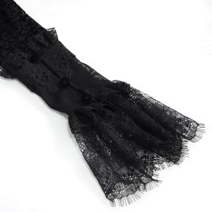 DEVIL FASHION Chemisier ‘Lavinia’ Noir marque pas cher 49
