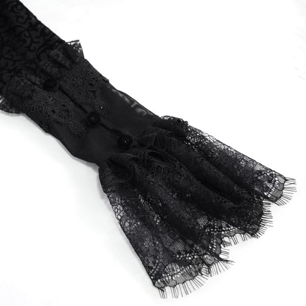 DEVIL FASHION Chemisier ‘Lavinia’ Noir marque pas cher 17