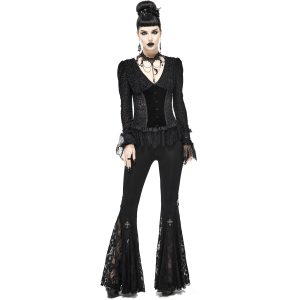 DEVIL FASHION Chemisier ‘Lavinia’ Noir marque pas cher 33