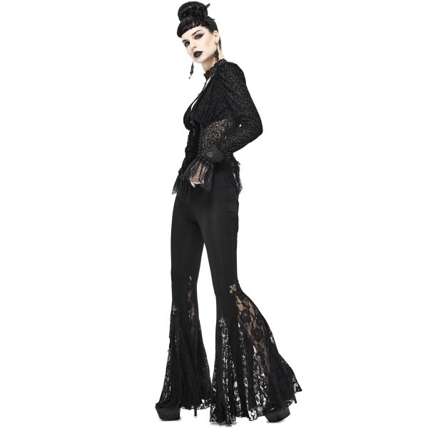DEVIL FASHION Chemisier ‘Lavinia’ Noir marque pas cher 10