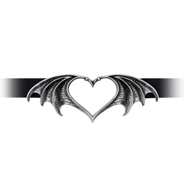 De super promotions disponibles ALCHEMY GOTHIC Choker ‘Nocte Amor’ 1