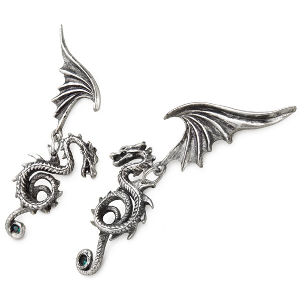 ALCHEMY GOTHIC Clous D’Oreilles ‘Bestia Regalis’ Livraison Standard/Rapide 3
