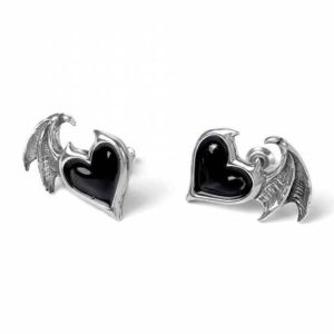ALCHEMY GOTHIC Clous D’Oreilles ‘BlackSoul’ De super promotions disponibles 7