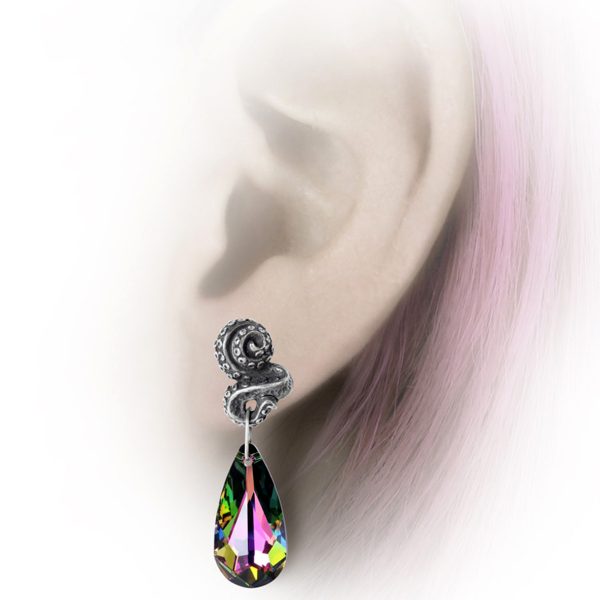site soldes ALCHEMY GOTHIC Clous D’Oreilles ‘Kraken’ 3