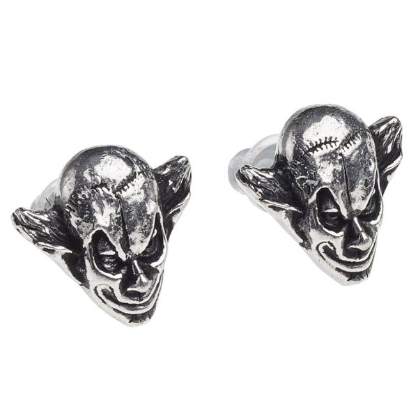 Paris ALCHEMY GOTHIC Clous D’Oreilles ‘M’era Luna Evil Clown’ 1