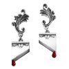 Prix très abordable ALCHEMY GOTHIC Clous D’Oreilles ‘Marie Antoinette’ 16