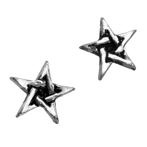magasin en ligne Alchemy Metal-Wear Clous D’Oreilles ‘Pentagram’ 1