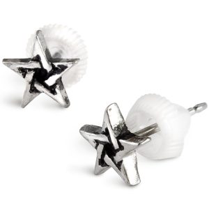 magasin en ligne Alchemy Metal-Wear Clous D’Oreilles ‘Pentagram’ 6