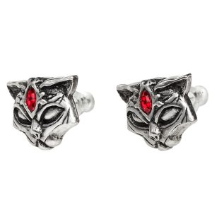 ALCHEMY GOTHIC Clous D’Oreilles ‘Sacred Cat’ Prix très abordable 9
