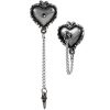 Authentic Original licence ALCHEMY GOTHIC Clous D’Oreilles ‘Witches Heart’ 16