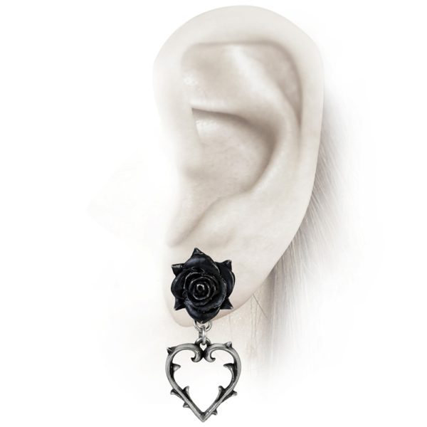ALCHEMY GOTHIC Clous D’Oreilles ‘Wounded Love’ jusqu'à 3