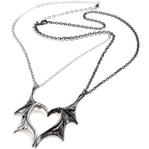 ALCHEMY GOTHIC Collier Couple/Amitié ‘Darkling Heart’ prix de gros 14