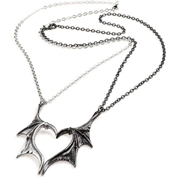 ALCHEMY GOTHIC Collier Couple/Amitié ‘Darkling Heart’ prix de gros 5
