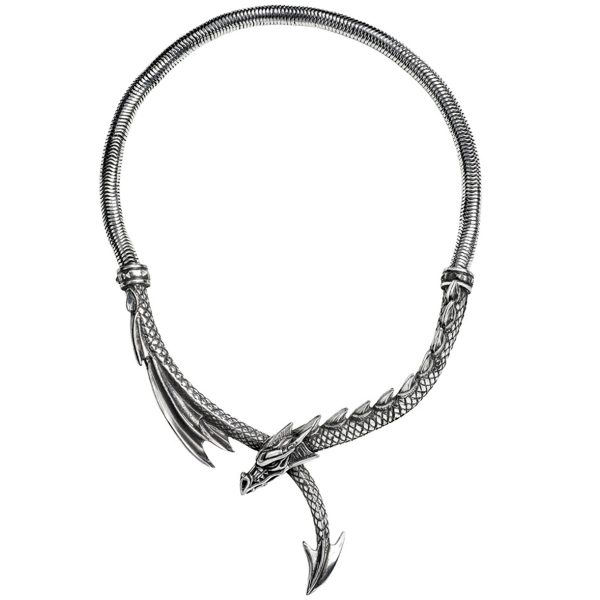 remise en ligne ALCHEMY GOTHIC Collier ‘Dragon’s Lure’ 4