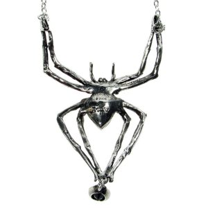 Pas Cher soldes France ALCHEMY GOTHIC Collier ‘Emerald Venom’ 9