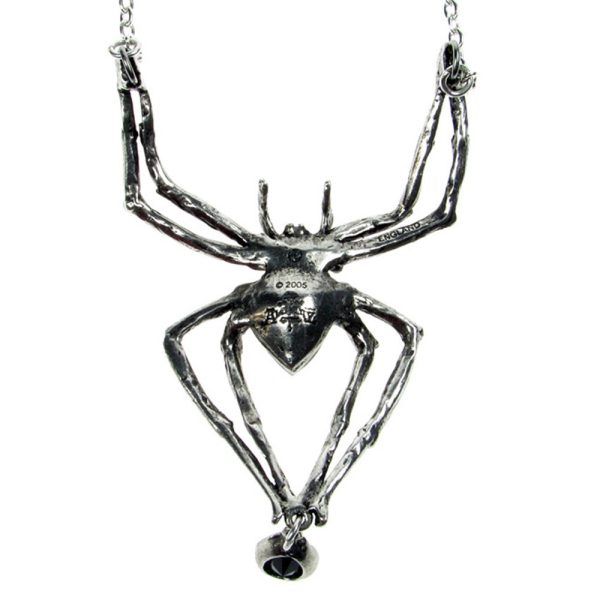 Pas Cher soldes France ALCHEMY GOTHIC Collier ‘Emerald Venom’ 3
