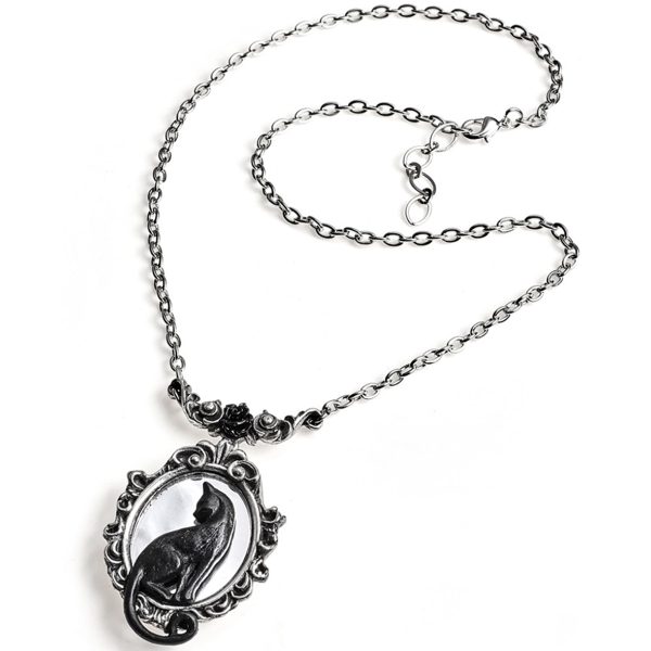 ALCHEMY GOTHIC Collier ‘Feline Felicity’ des prix incroyables 3