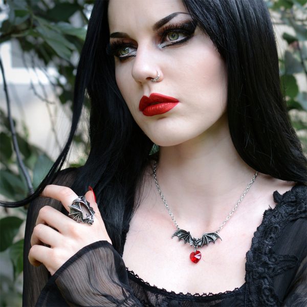 grossiste en ligne ALCHEMY GOTHIC Collier ‘Infinite Love’ 4