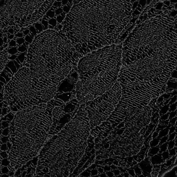 Paiement sécurisé PUNK RAVE Corset ‘Black Palace’ En Dentelle Noire 12