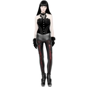 Paiement sécurisé PUNK RAVE Corset ‘Black Palace’ En Dentelle Noire 22