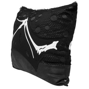 DEVIL FASHION Coussin Imprimé ‘Wing Bone’ Noir meilleur service 18