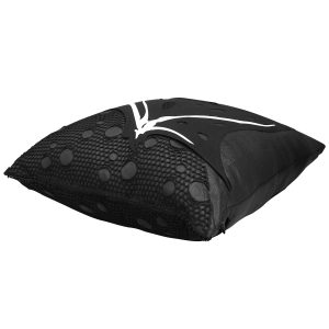 DEVIL FASHION Coussin Imprimé ‘Wing Bone’ Noir meilleur service 22