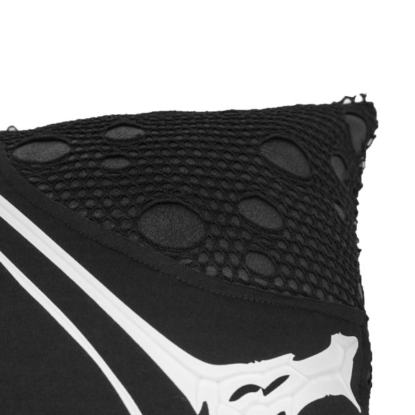 DEVIL FASHION Coussin Imprimé ‘Wing Bone’ Noir meilleur service 9