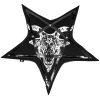 DEVIL FASHION Coussin Pentagramme Imprimé ‘Baphomet’ Noir commentaire favorable 13