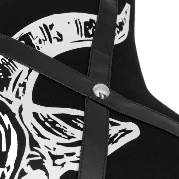 DEVIL FASHION Coussin Pentagramme Imprimé ‘Baphomet’ Noir commentaire favorable 6