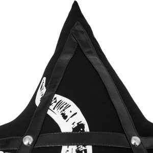 DEVIL FASHION Coussin Pentagramme Imprimé ‘Baphomet’ Noir commentaire favorable 22