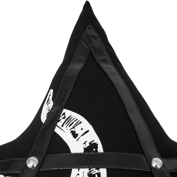 DEVIL FASHION Coussin Pentagramme Imprimé ‘Baphomet’ Noir commentaire favorable 7