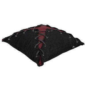 DEVIL FASHION Coussin ‘Punk’ Noir Et Rouge En Forme De X à prix d'occasion 21